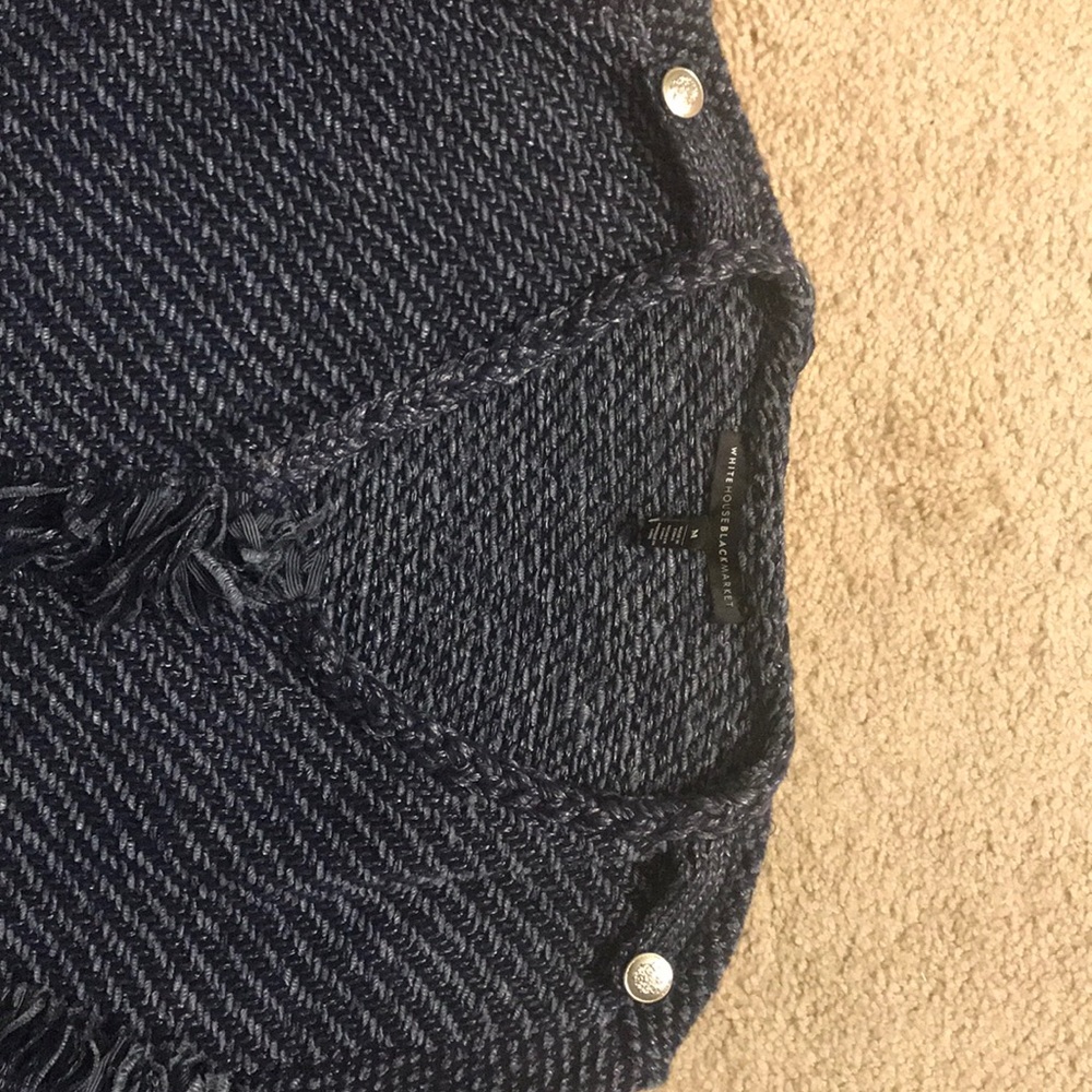 Blue sweater cardigan - Picture 2 of 7